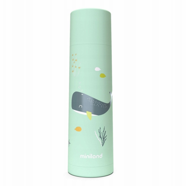 Miniland 89616-TERMOSKA WHALE OCEAN 500ML