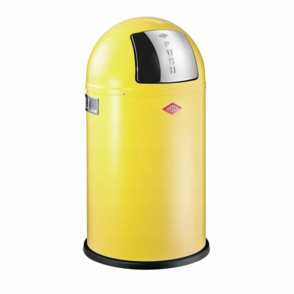 Wesco Žlutý odpadkový koš 22l Pushboy Junior -