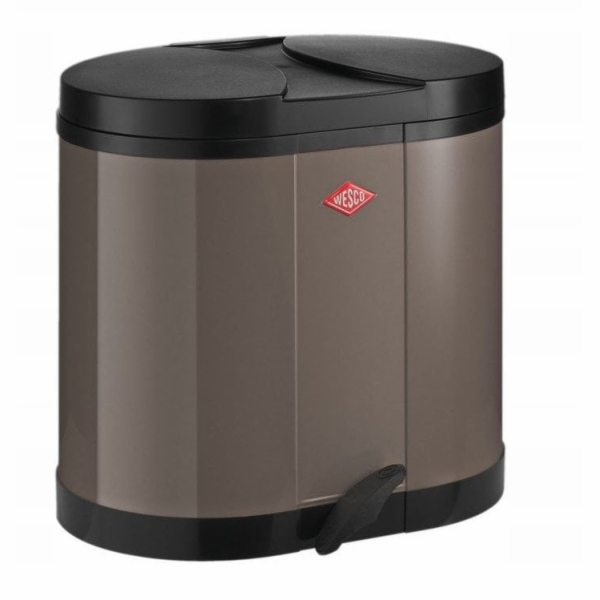 Wesco Odpadkový koš teplý šedý 2x15l BETA