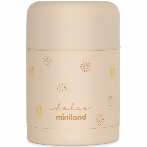Miniland 89491-DOLCE VANILKOVÁ TERMOSKA NA JÍDLA 600 ML