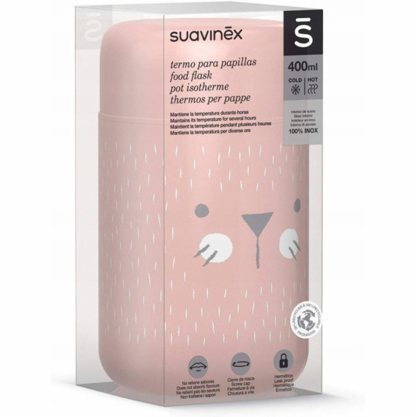 Hermes SUAVINEX - 402842-TERMOSKA NA POTRAVINY 400ML/RŮŽO...