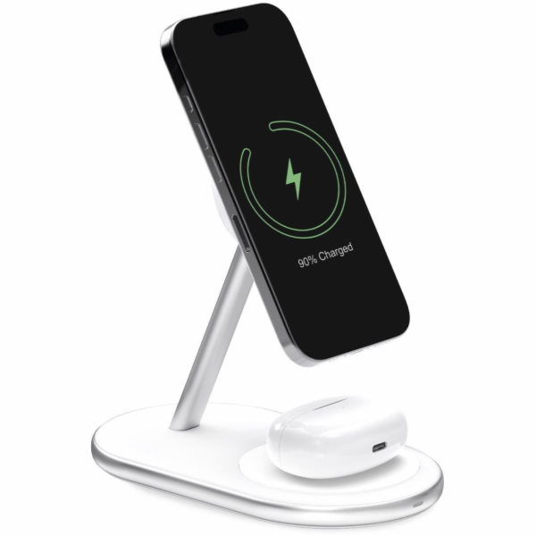 Puro Bezdrátová nabíjecí stanice 2v1 Mag Station pro tele...