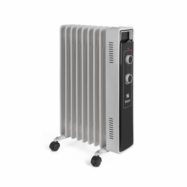Olejový radiátor G21 Vesuv bílý, 9 žeber, 2000 W