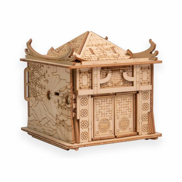 Hlavolam EscapeWelt dřevěný, Dračí dům 