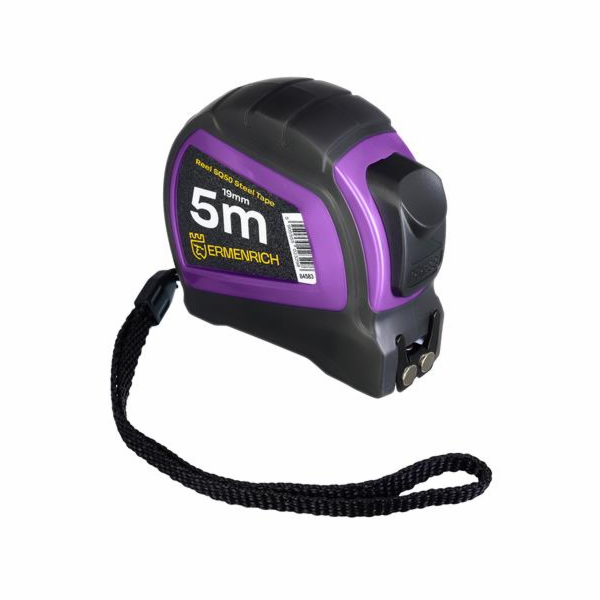 Svinovací metr Ermenrich Reel SQ50 - 5m, fialový