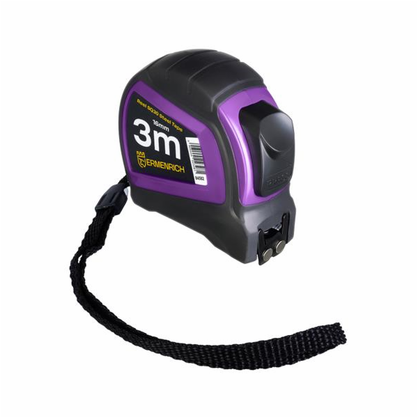 Svinovací metr Ermenrich Reel SQ30 - 3m, fialový