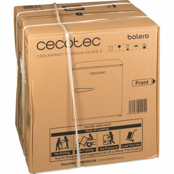 CECOTEC Frigorfico Bolero Cool- Market TT Origin 45 Red E