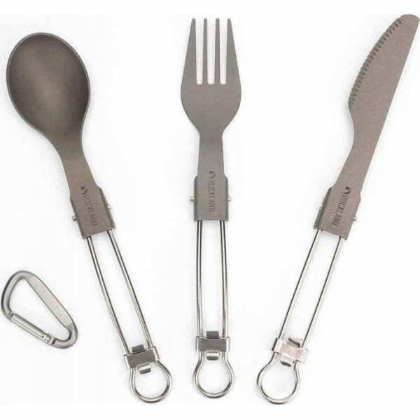 Rockland Cutlery Titanium Tools lžíce vidlička nůž