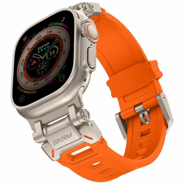 Skinarma Titon Apple Watch Ultra 49mm řemínek oranžový/or...