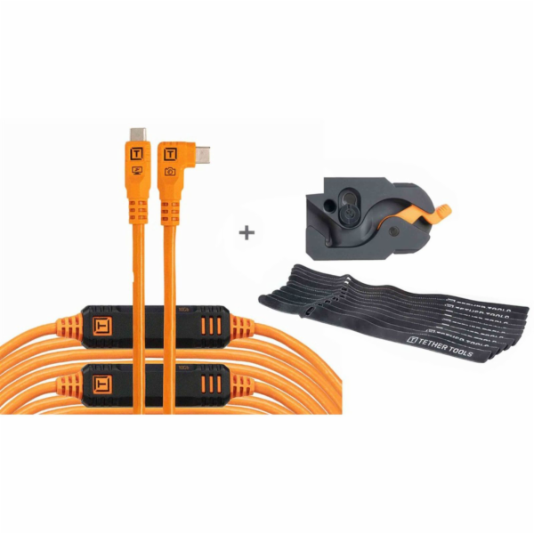 Tether Tools LeverLock&Cable Kit Optima 10G rechts orange...