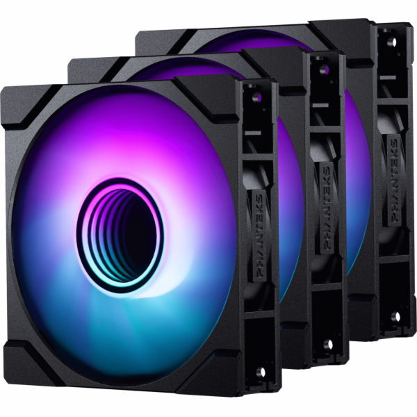 Phanteks M25G2-140 D-RGB ventilátor, 3 ks, černý (PH-F140...