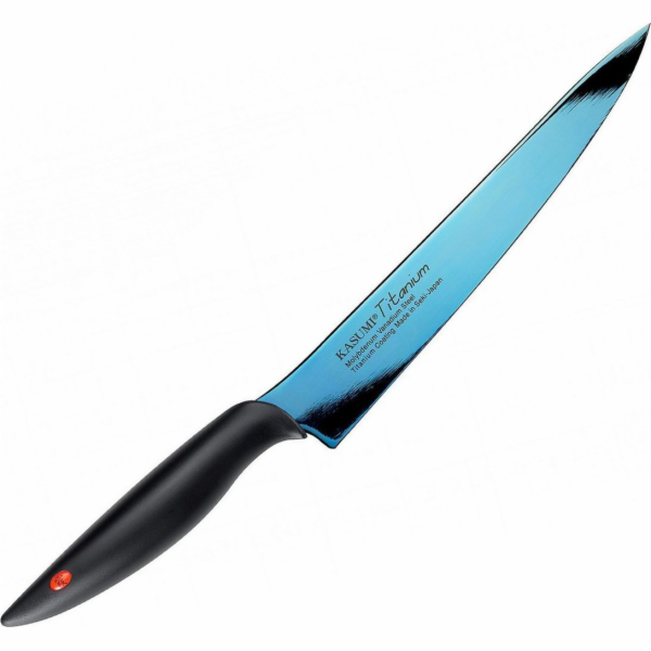 Kasumi KASUMI Úzký kovaný nůž z titanu, délka 20 cm, modrý