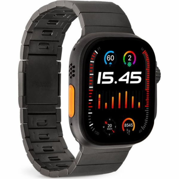 Puro TITAN Nerezový řemínek Apple Watch 42/44/45/49 mm - ...