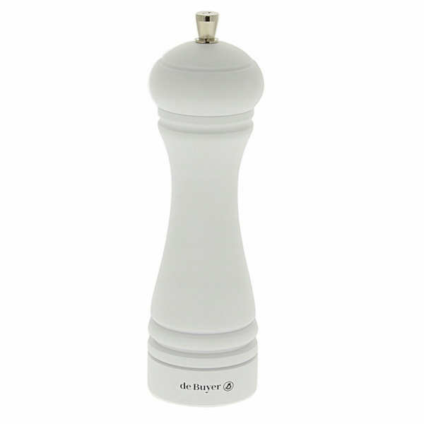 JAVA Mlýnek na sůl 18 cm matná bílá