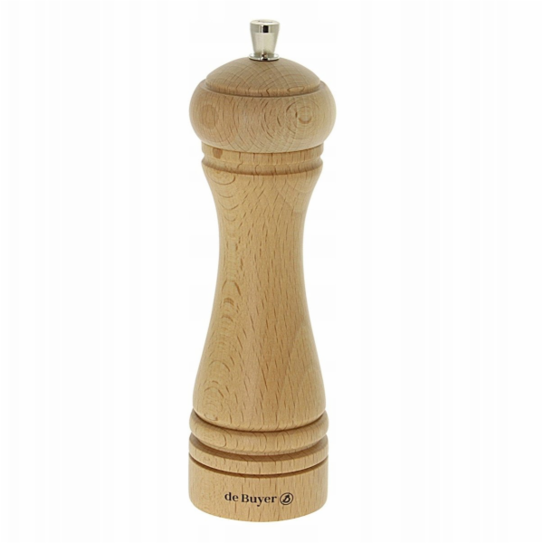 De Buyer Mlýnek na pepř JAVA 18 cm přírodní