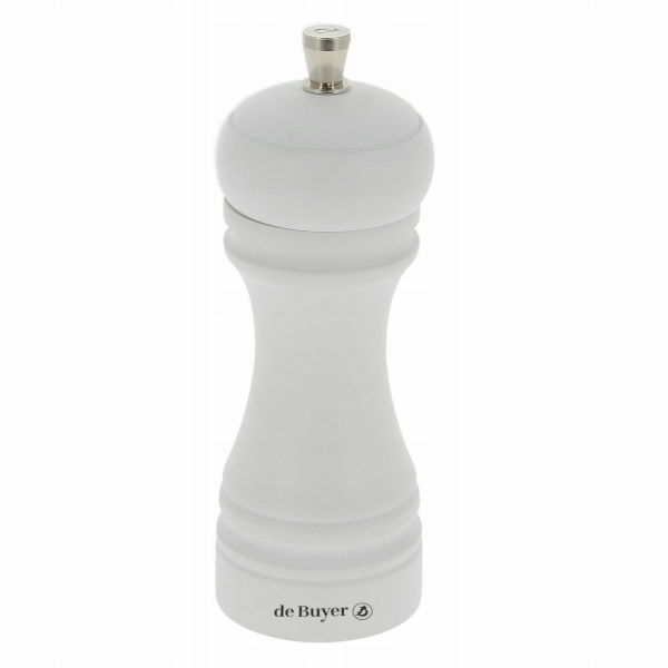 De Buyer Mlýnek na pepř JAVA 14 cm matně bílý