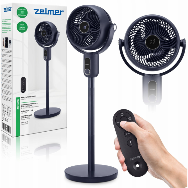 Trotec ZRF 3500 50W STOJANOVÝ VENTILÁTOR (turbína) 25cm +...
