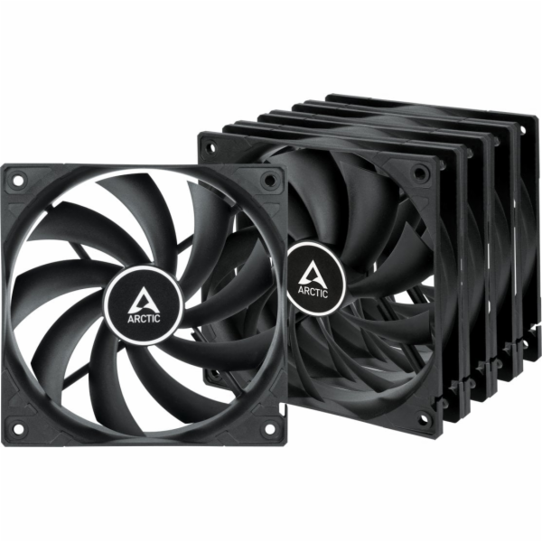 Arctic F12 PWM černá 120mm sada ventilátorů 5 kusů. (ACFA...