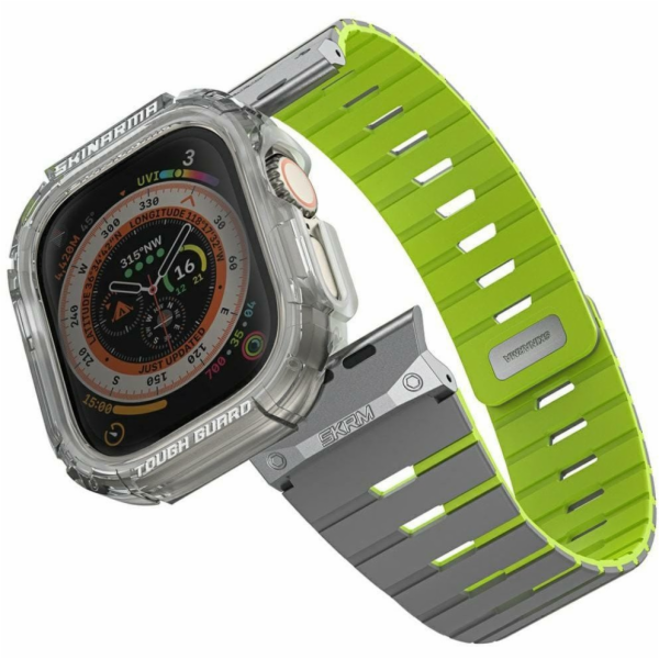 SKINARMA Řemínek + pouzdro Gemini pro Apple Watch 49mm, n...