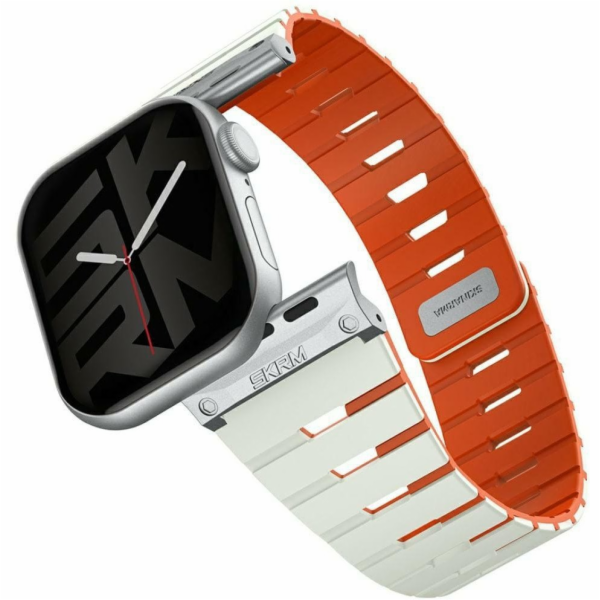 SKINARMA Řemínek Gemini pro Apple Watch 42/41/40mm světle...