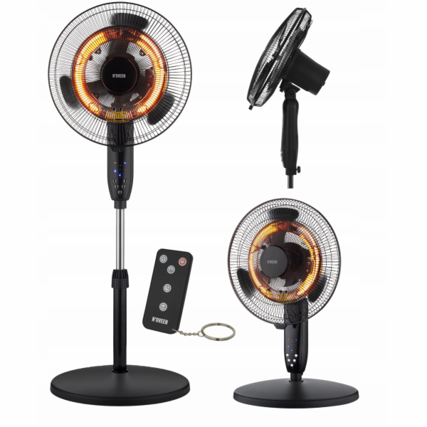 HP Ventilátor 2 v 1 s funkcí vyhřívání 16”/40 cm NOVEEN F...