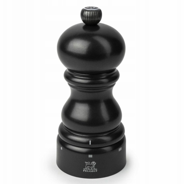 Peugeot Mlýnek na sůl PARIS 12 cm saténově černý, U-selec