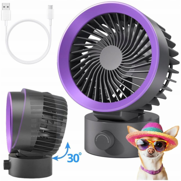 NoName LLD-F87R bílý stolní ventilátor/ventilátor