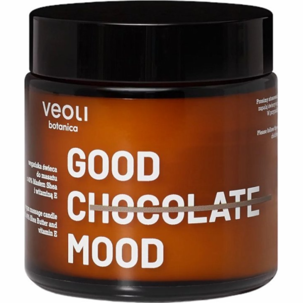 Veoli Botanica Good Chocolate Mood veganská masážní svíčk...