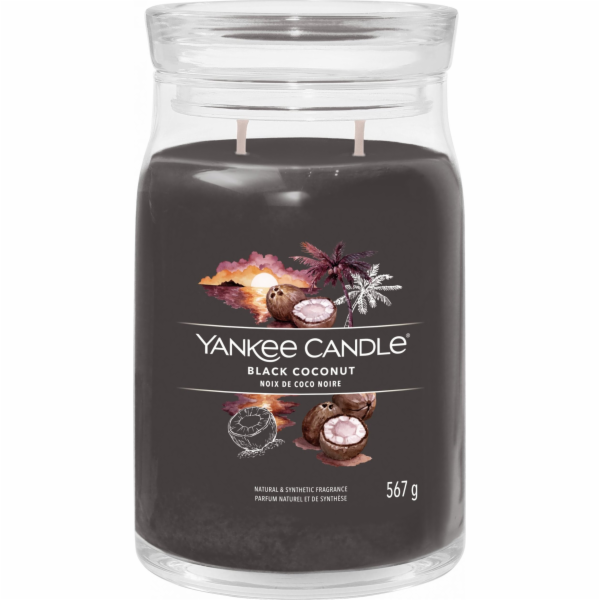 Yankee Candle Yankee Candle Signature černá kokosová svíč...