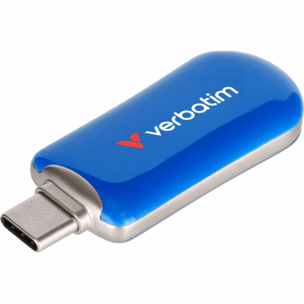 Verbatim Plectra Blue       64GB USB-C Flash Drive       ...