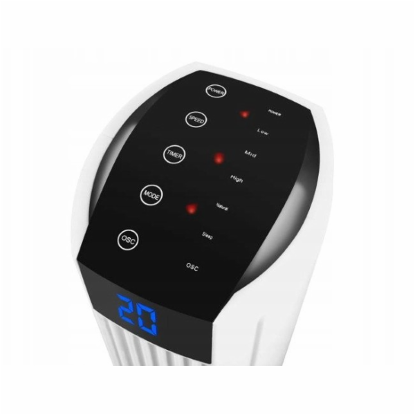 LTC Sloupový ventilátor PS 82cm 50W, LCD, dálkové ovládání