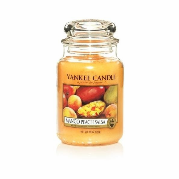 Yankee Candle Large Jar velká vonná svíčka Mango Broskev ...