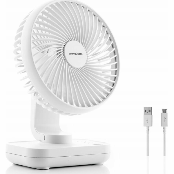InnovaGoods USB ventilátor InnovaGoods dobíjecí stolní ve...