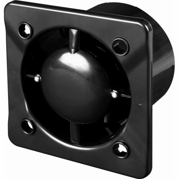AWENTA Černý koupelnový ventilátor KWS100CZ