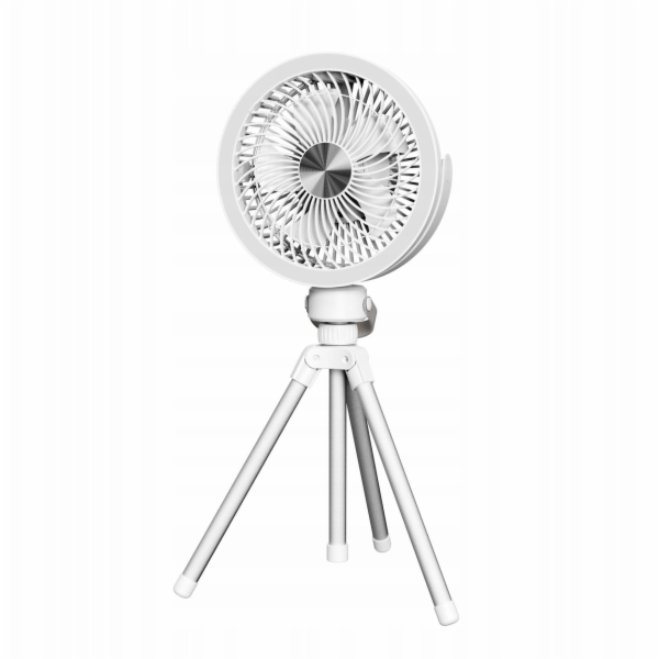 Platinet DOBÍJECÍ STOLNÍ VENTILÁTOR 2X1200MAH LED STATIV ...