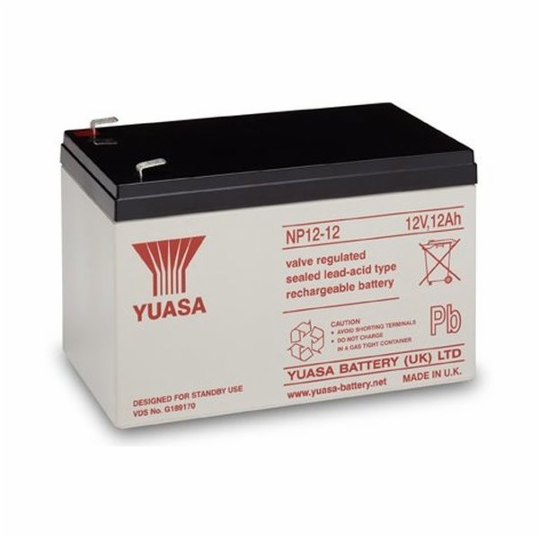 YUASA NP 12-12 Bezúdržbový VRLA akumulátor 12V, kapacita ...