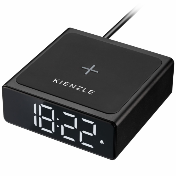 KIENZLE Digital Alarm Clock with wireless charging station