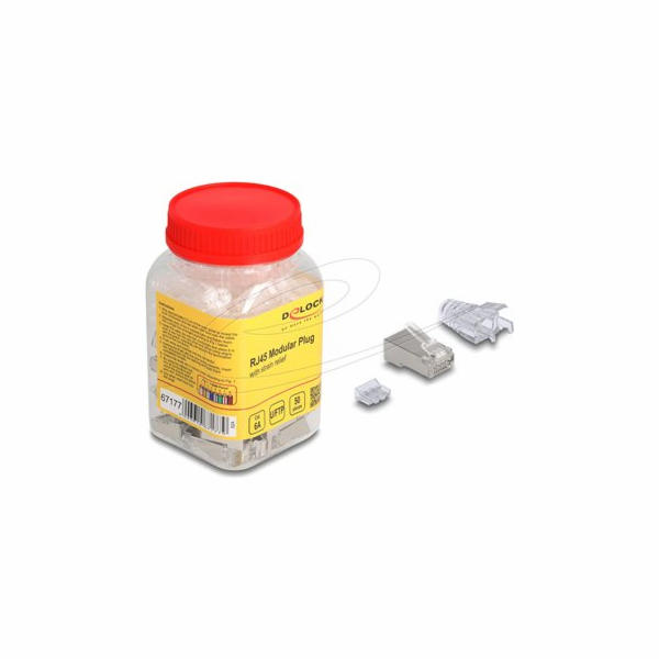 Delock RJ45 Modularer Stecker Cat.6A s Knickschutztülle