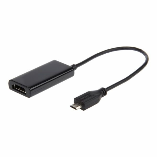 Gembird adaptér HDTV microUSB (M) na HDMI (F), 5-pin MHL,...
