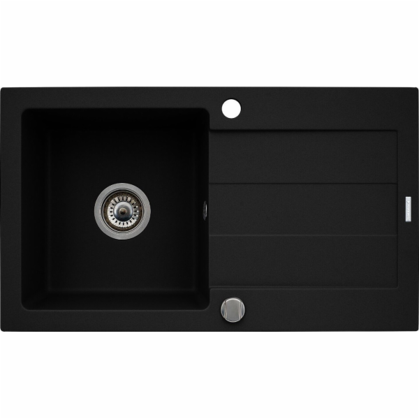 Pyramis Dřez Granitový dřez Next 76x44 1B1D Karbon