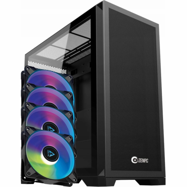 Zenpc Síťové pouzdro Z9 + 4 ventilátory ARGB (ZEN.Z9.01.B...