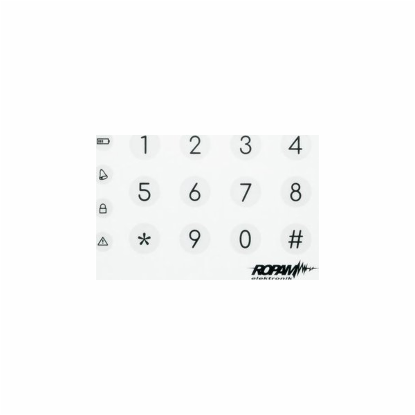 TRITON Dotyková klávesnice ROPAM TK-4W