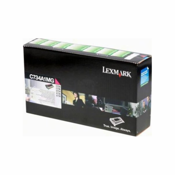 Lexmark Originální purpurový toner C734A1MG (0C734A1MG)