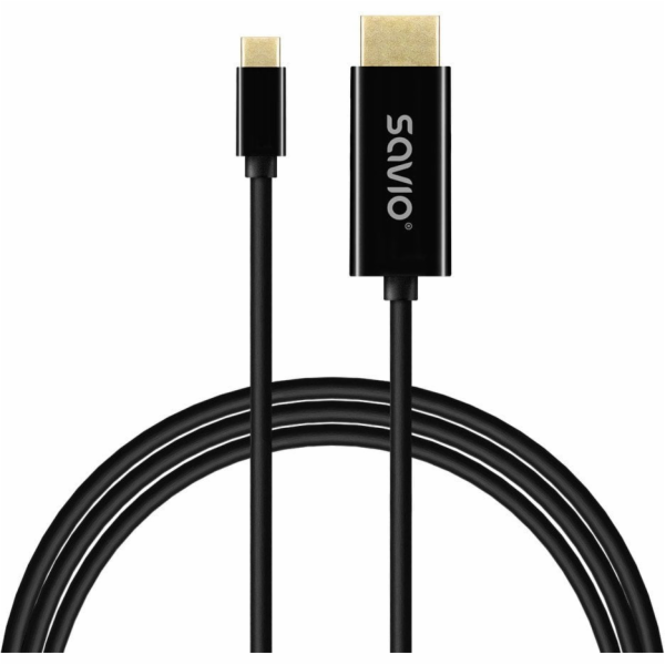 Savio Kabel USB-C na HDMI CL-191 30Hz, 2m plastový