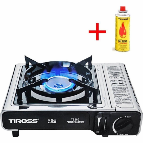 Tiross TURISTICKÝ SPORÁK + PLYN TIROSS 2,2 KW TS-265-G1
