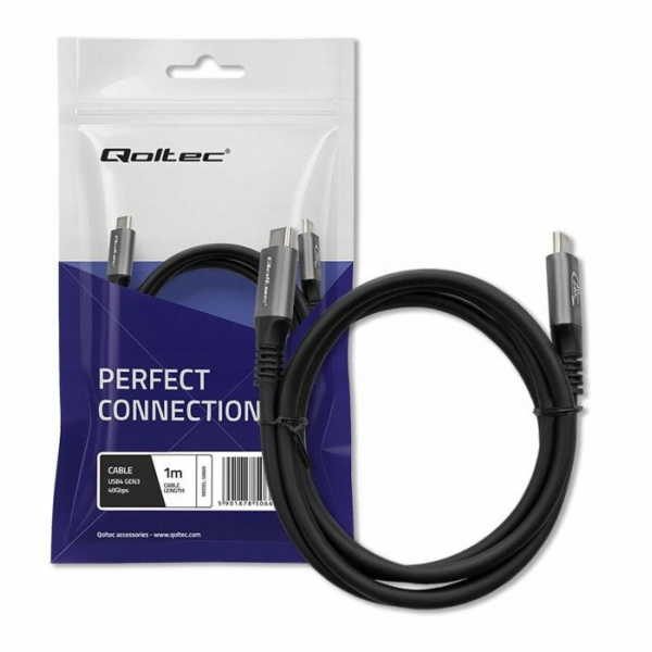Qoltec Ultrarychlý kabel USB4 | USB-C PD 240W | Thunderbo...