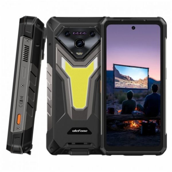 ULEFONE Chytrý telefon Armor 34 Pro 5G 16/512GB IP69K Černý