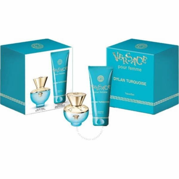SET VERSACE Dylan Turquoise Pour Femme EDT sprej 50ml + S...