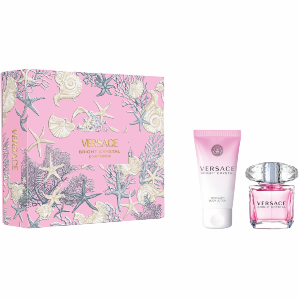 VERSACE SET (BRIGHT CRYSTAL EDT/S 30ML + TĚLOVÉ MLÉKO 50ML)