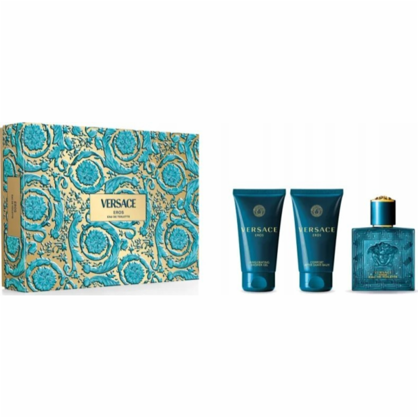 Versace Eros rinkinys vyrams (EDT, 50 ml + dušo gel, 50 m...